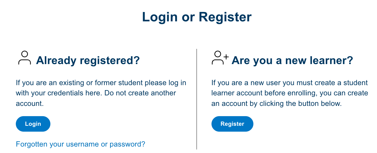 Log in or create account